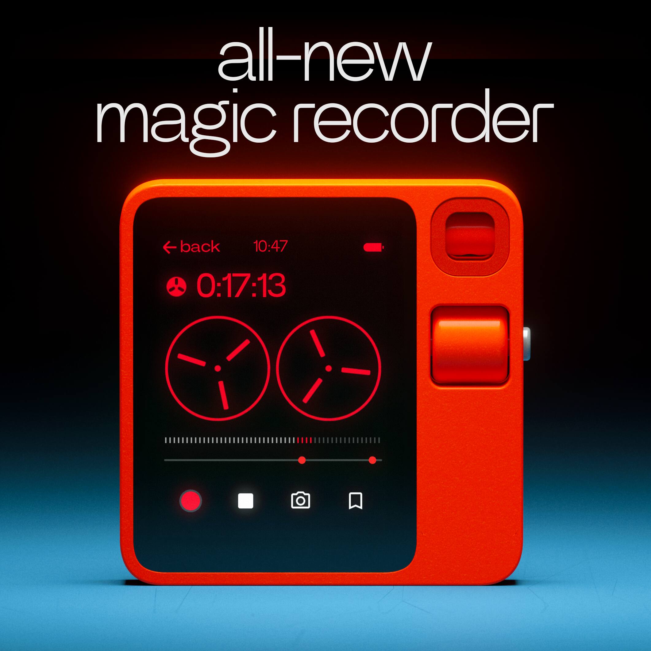 all-new magic recorder  
back 10:47 0:17:13
