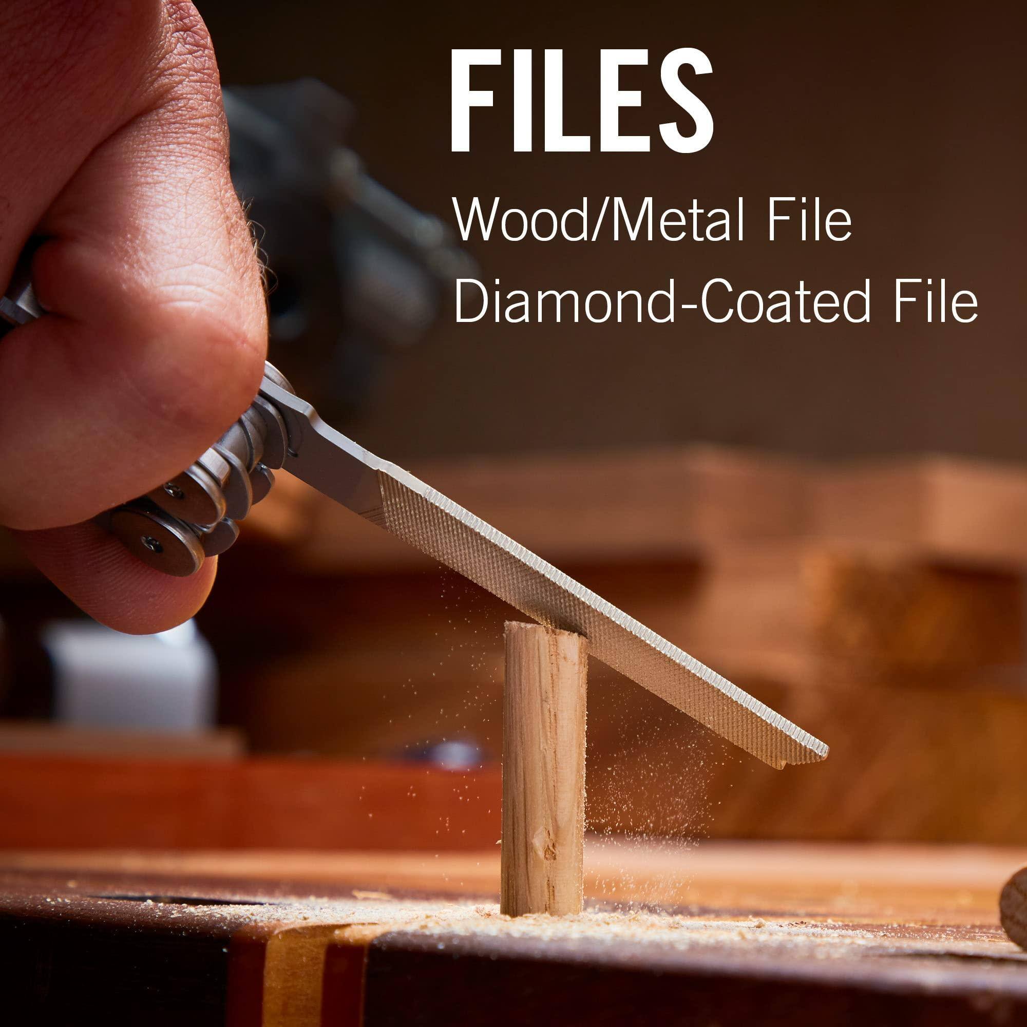 FILES  
Wood/Metal File  
Diamond-Coated File