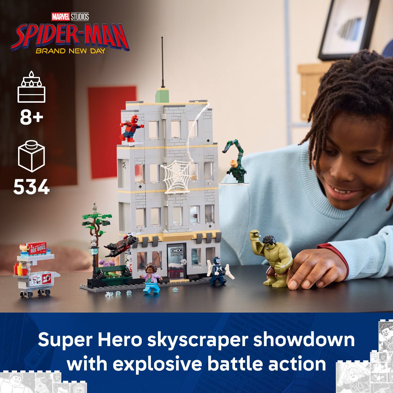 LEGO Marvel Spider Man vs. Hulk Epic Clash 76350 6588691 - Best Buy