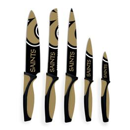 Woodrow - New Orleans Saints 5-Piece Stainless Steel Cutlery Knife Set - Multicolor