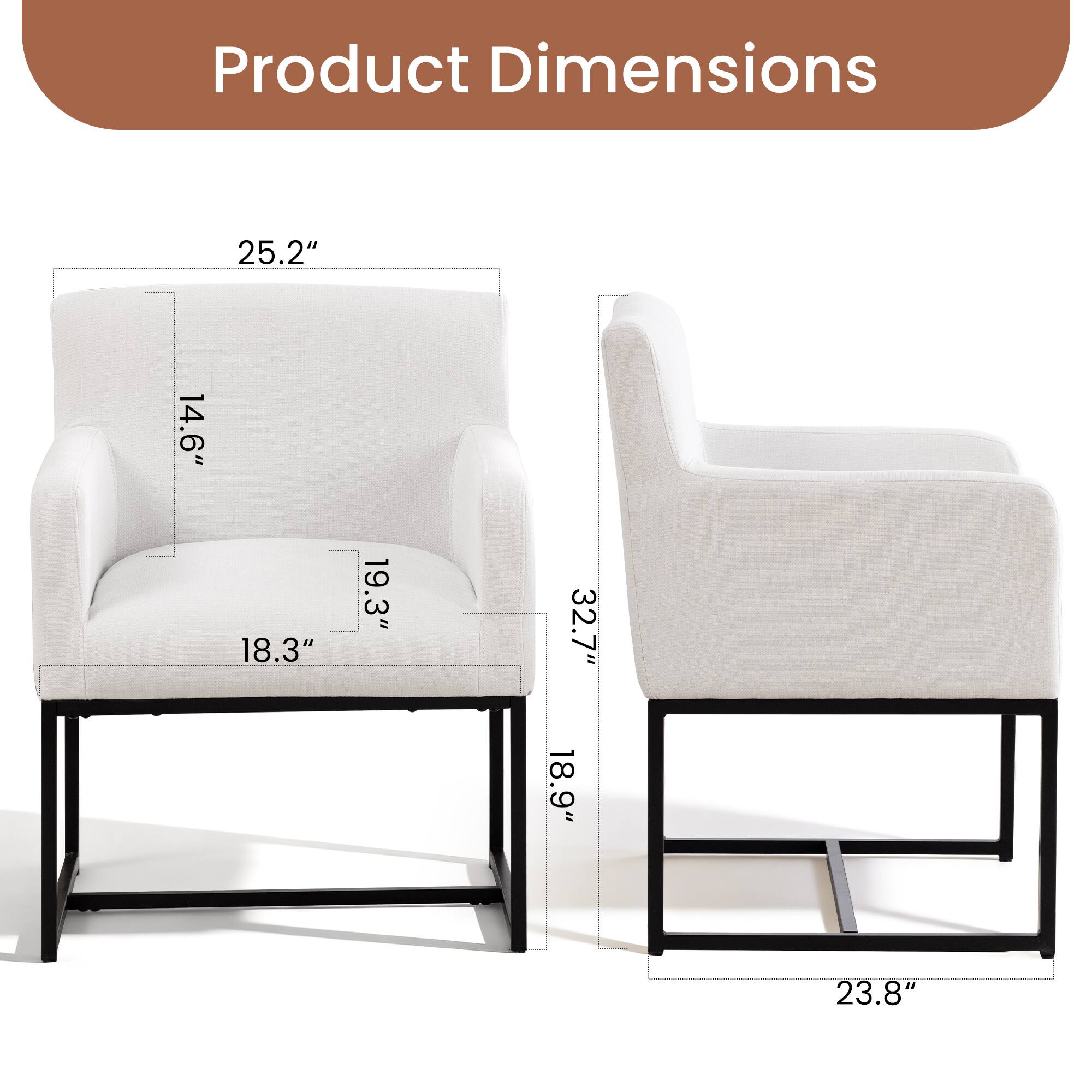 Product Dimensions: 25.2" x 14.6" x 18.3" x 19.3" x 32.7" x 18.9" x 23.8"
