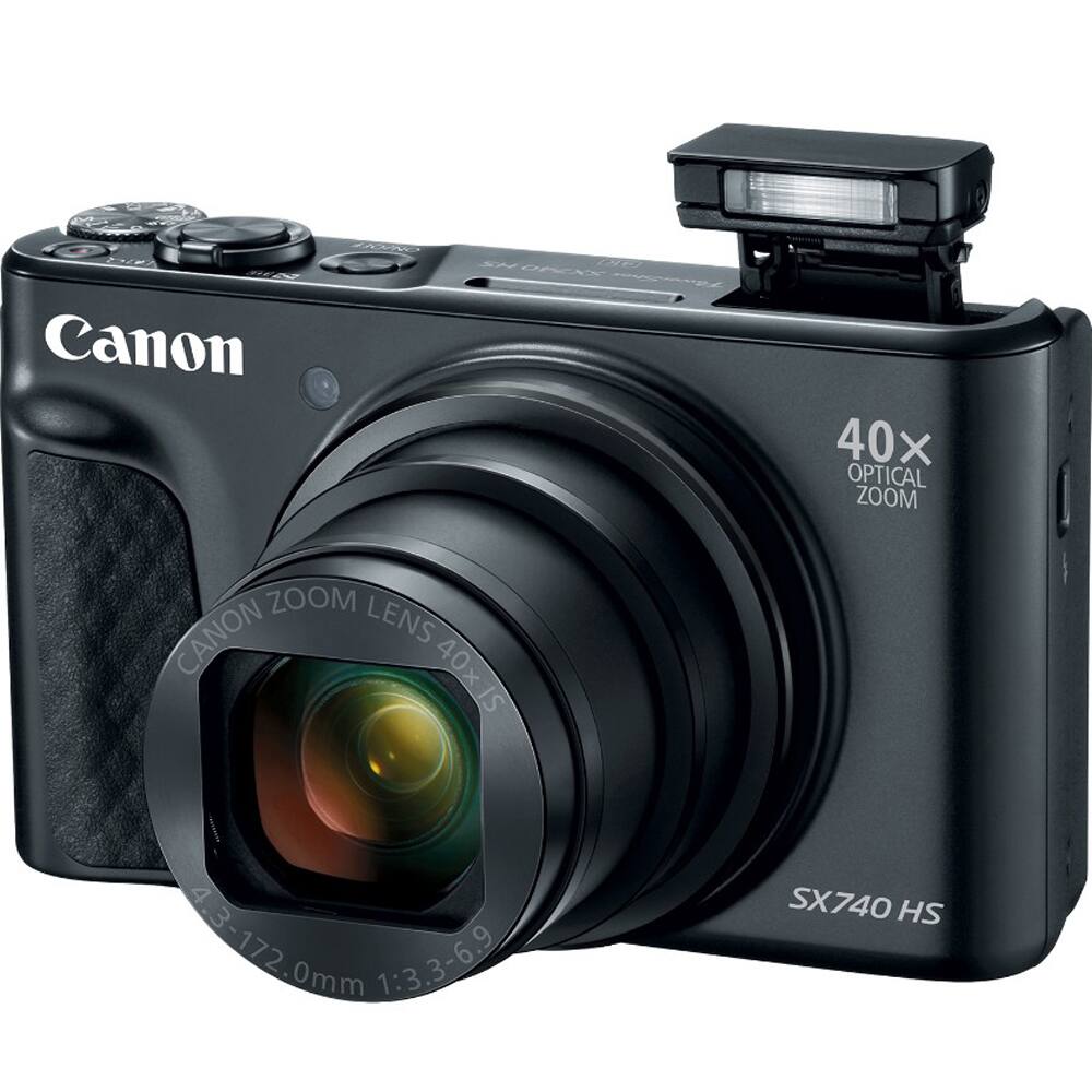 Canon ZOOM LENS 40x IS  
40x OPTICAL ZOOM  
3-172.0mm 1:3.3-6.9  
SX740 HS