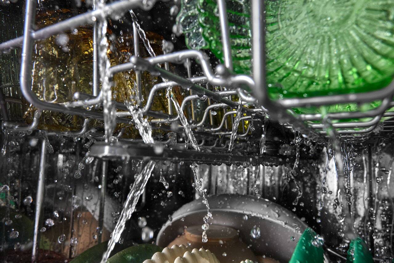 Alt View 5. KitchenAid - 24" Front Control Built-In Stainless Steel Tub Dishwasher with Third Level Utensil Rack and 47 dBA - Stainless Steel.