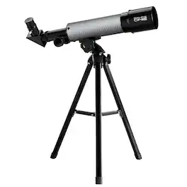 Explore One - ExploreOne CF350 Carbon Fiber Wrap 50mm AZ Mount Telescope - Silver