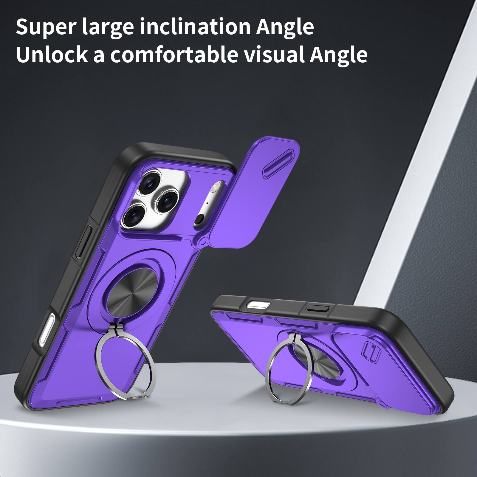 Super large inclination Angle  
Unlock a comfortable visual Angle