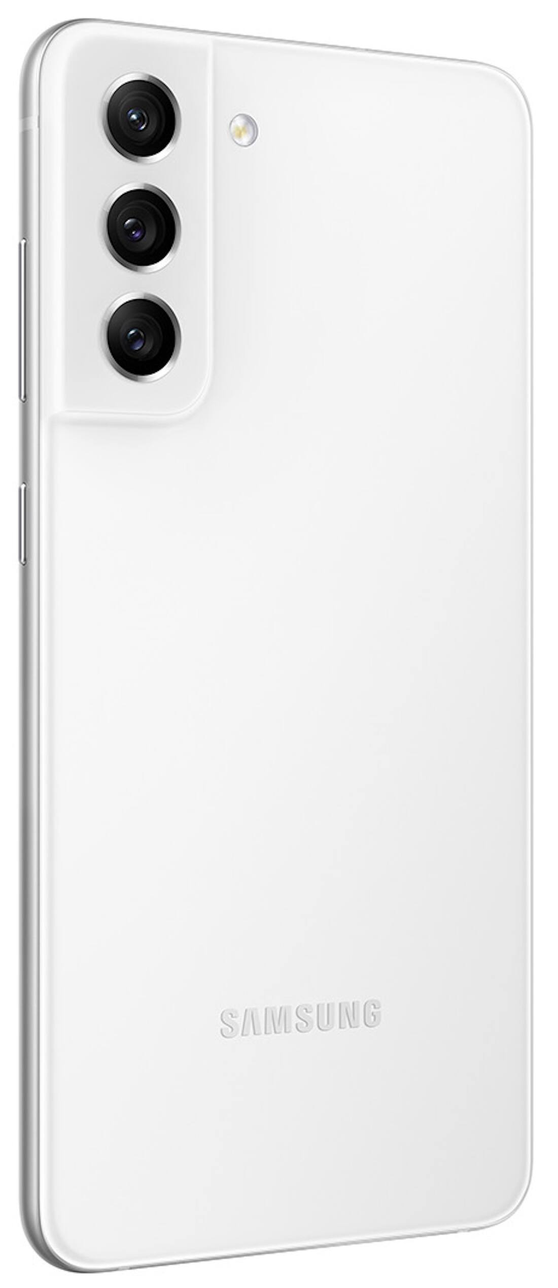 Alt View 1. Samsung - Pre-Owned Excellent Galaxy S21 FE 5G 128GB (Unlocked) - White.