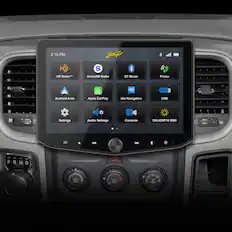 2:10 PM
Stinger HD
HD Radio™
SiriusXM Radio
BT Music
Phone
Android Auto
Apple CarPlay
iGo Navigation
USB
Settings
Audio Settings
Cameras
ENLIGHT10 RGB
PRND
P R N D
PUSH A/C
PUSH AE 2 $