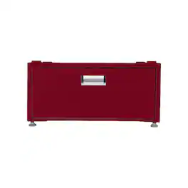 Equator - 24in Laundry Pedestal 11in tall + Rollout Storage Drawer Adjustable feet