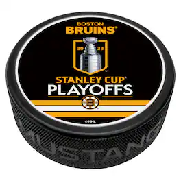 Mustang Drinkware - 2023 Stanley Cup Playoffs Hockey Puck - Black