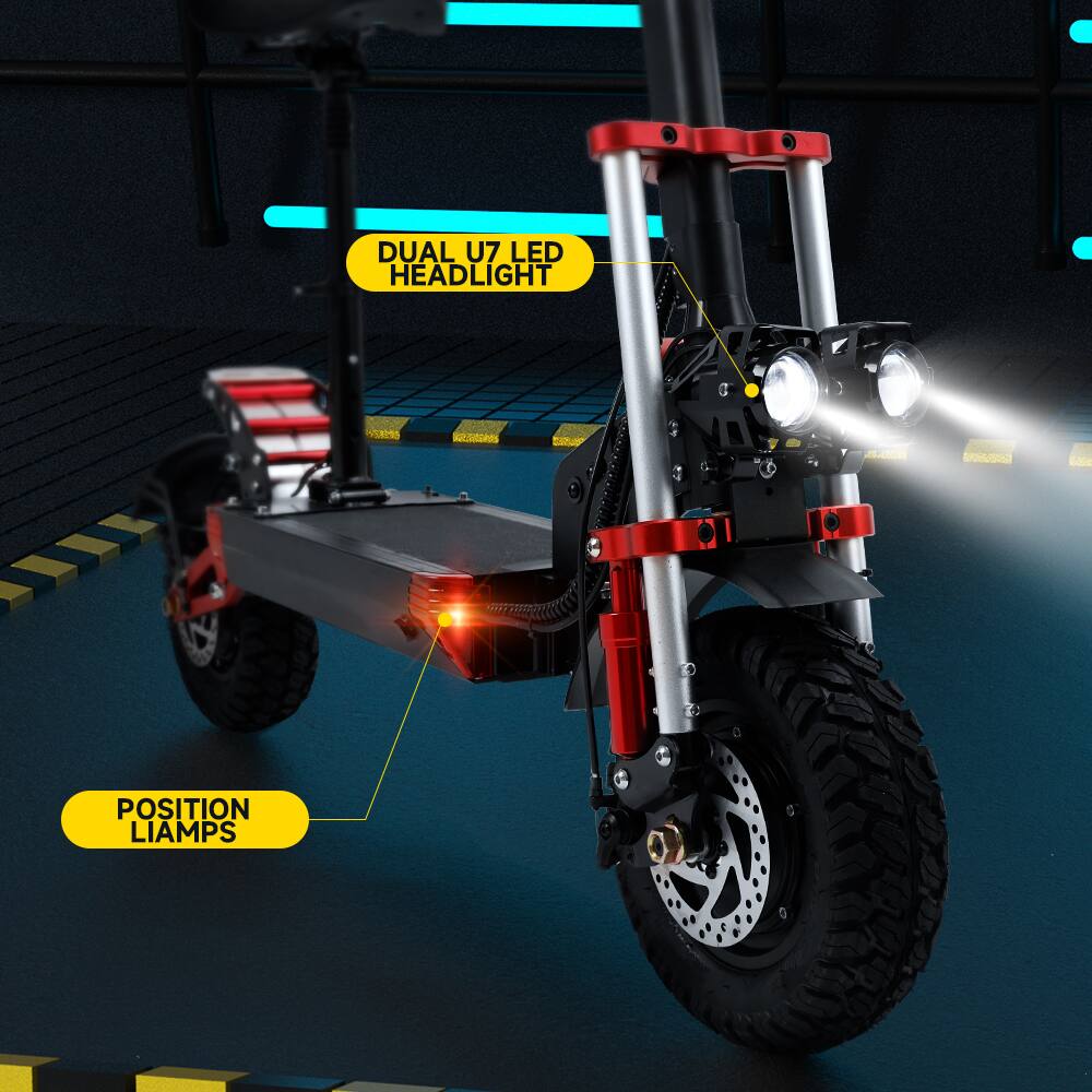 DUAL U7 LED HEADLIGHT  
POSITION LIAMPS