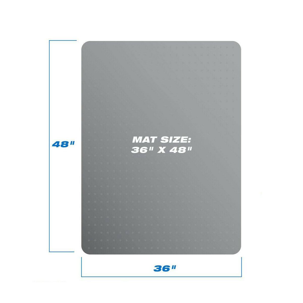 MAT SIZE:  
36" X 48"