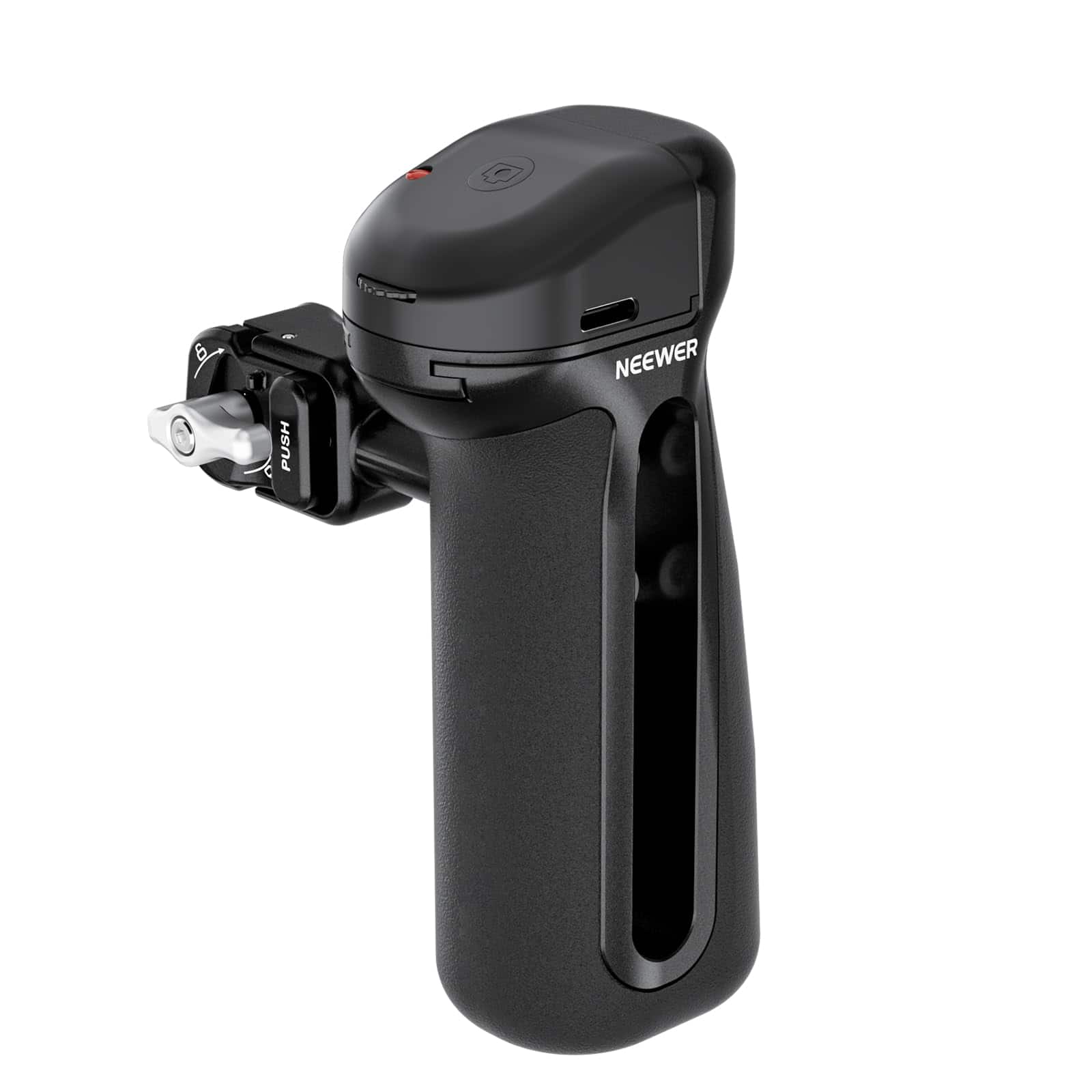 Neewer - Side Handle w/ Bluetooth Shutter, 360°, Cold Shoe - Black