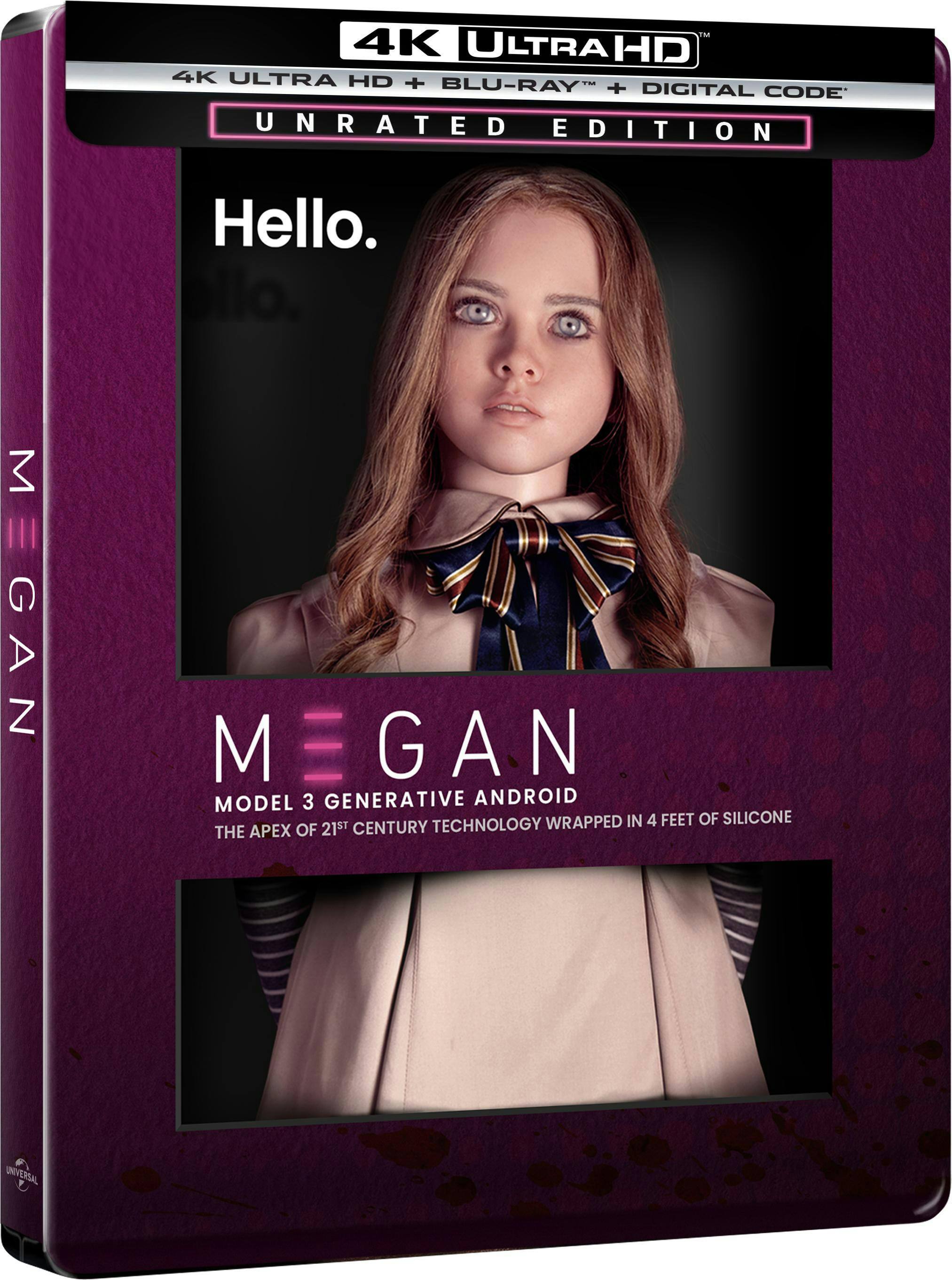 Back. M3GAN (Steelbook)   - 4K Blu-Ray.