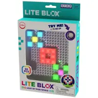 E-Blox - Lite Blox: BYO Light Mosaics - 30pcs, Colorful LED Toy, Ages 3+ - Front_Zoom