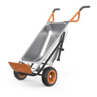 WORX - WG050 Aerocart 8-In-1 Yard Cart - Black - Front_Zoom