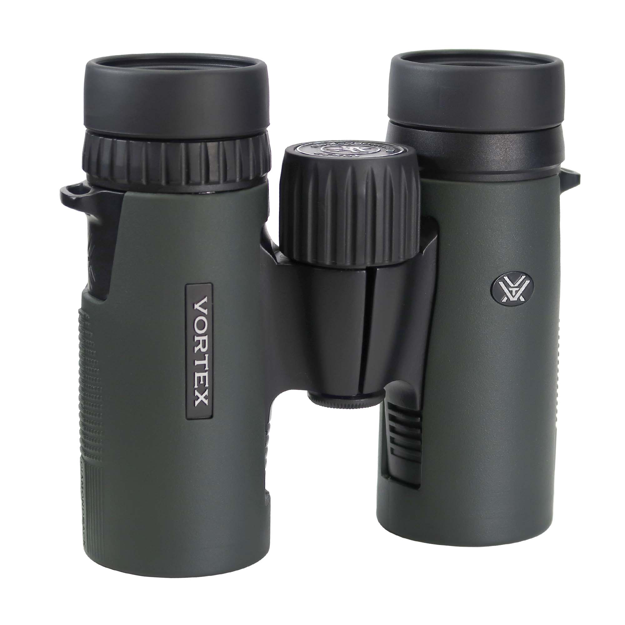 Left. Vortex - Vortex 10x32 Diamondback HD Binoculars - Green.