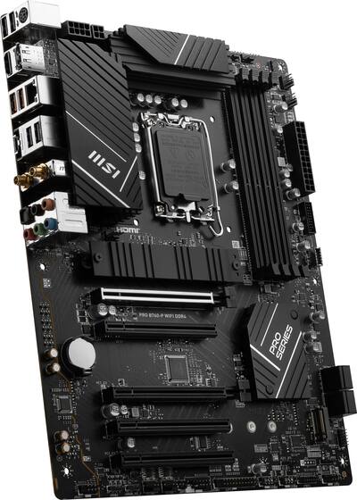 MSI PRO B760 P WIFI DDR4 (Socket 1700) USB 3.2 Intel Motherboard MSI PRO B760 P WIFI DDR4 (Socket 1700) USB 3.2 Intel Motherboard