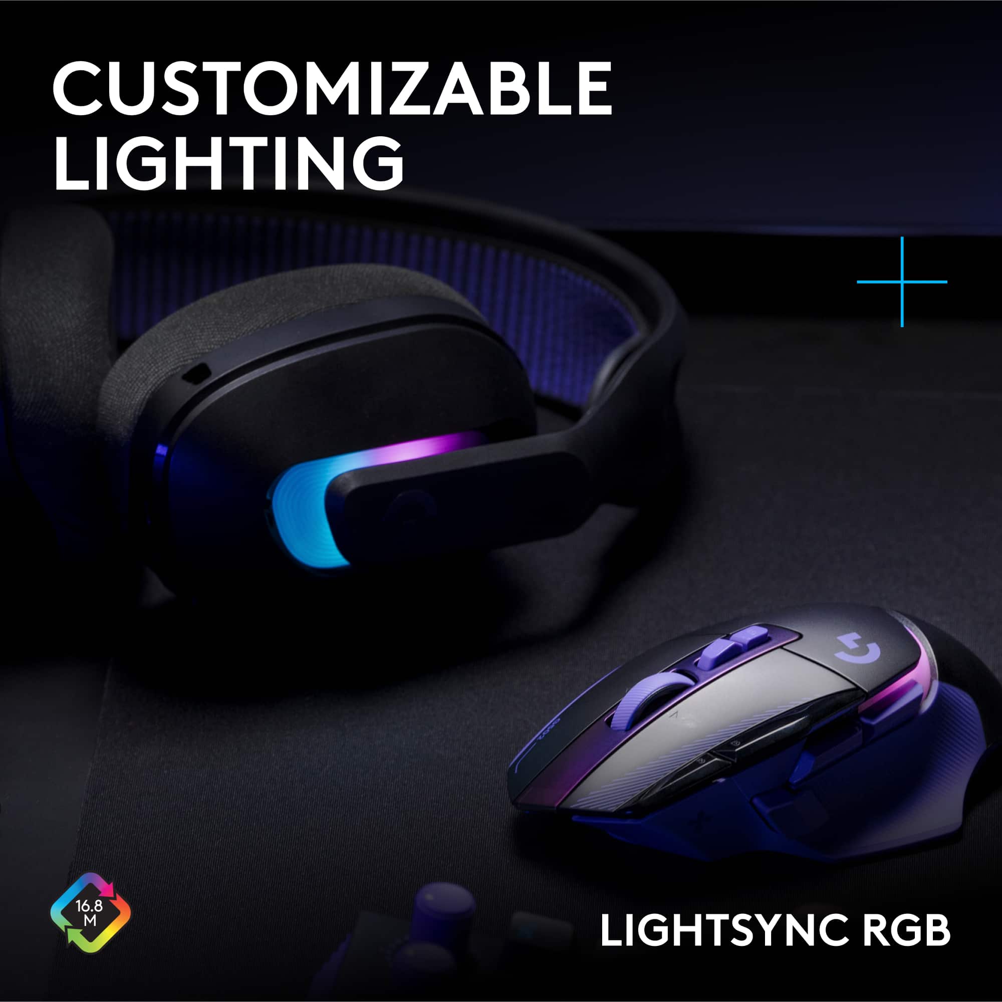 Logitech G502 X PLUS Wireless Gaming Mouse for Desktop with HERO