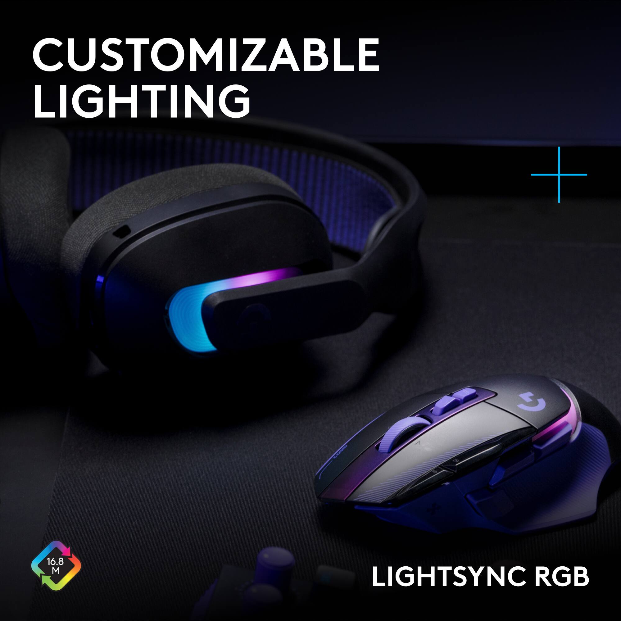 CUSTOMIZABLE LIGHTING

LIGHTSYNC RGB

16.8 M