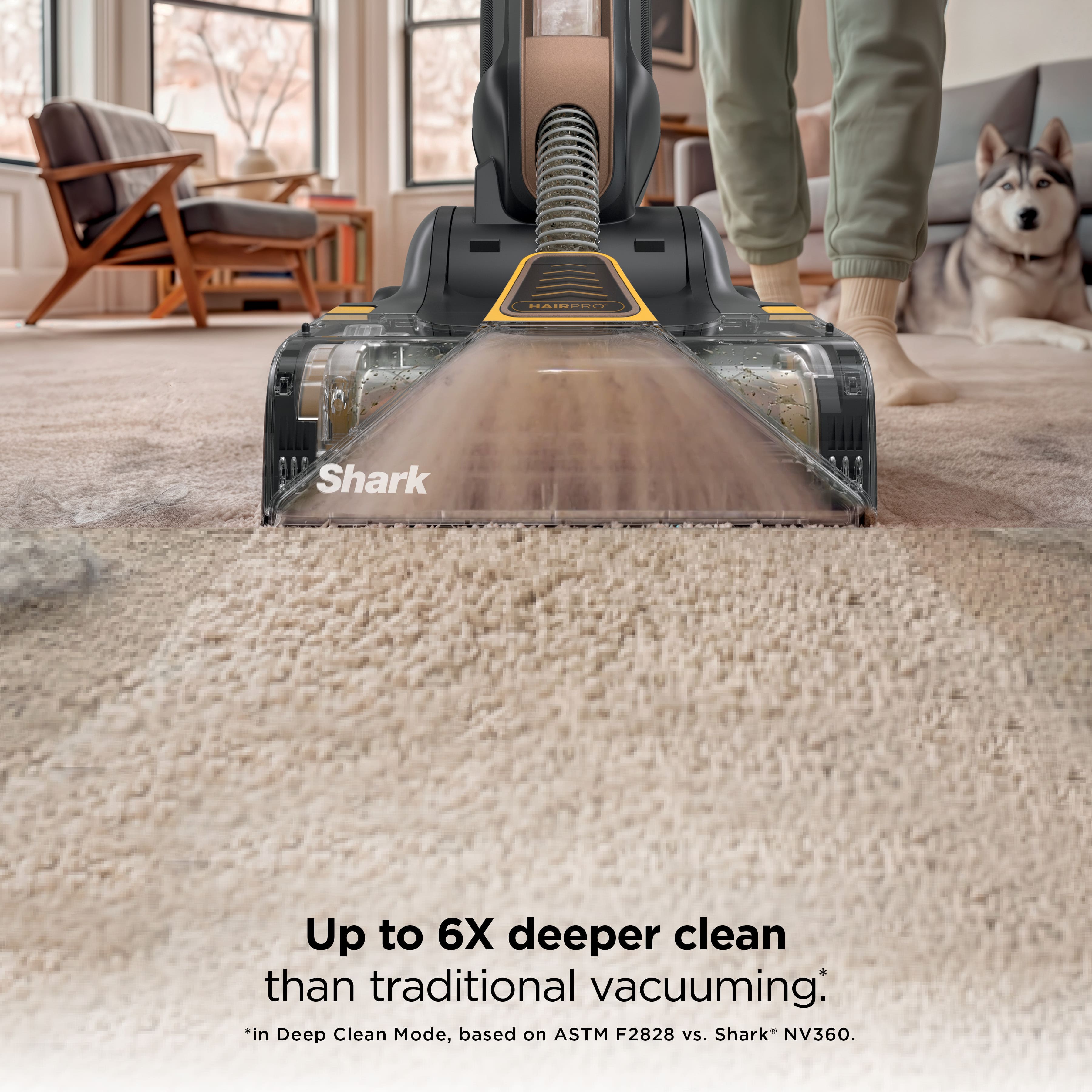 Shark CarpetForce HairPro Upright Carpet Cleaner w/ PowerFins