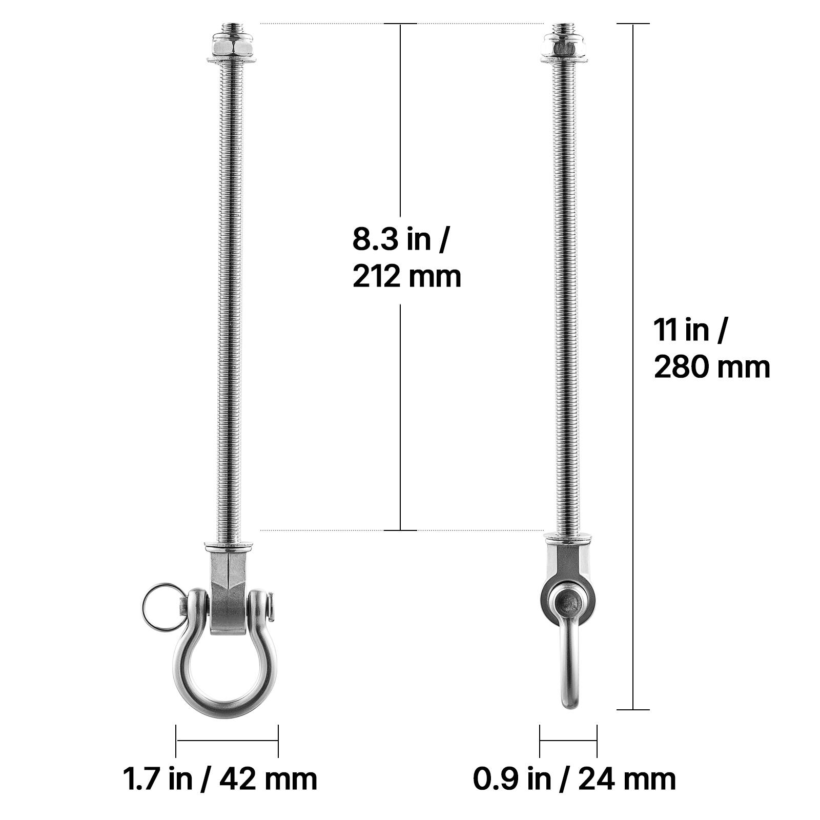 8.3 in / 212 mm  
11 in / 280 mm  
1.7 in / 42 mm  
0.9 in / 24 mm