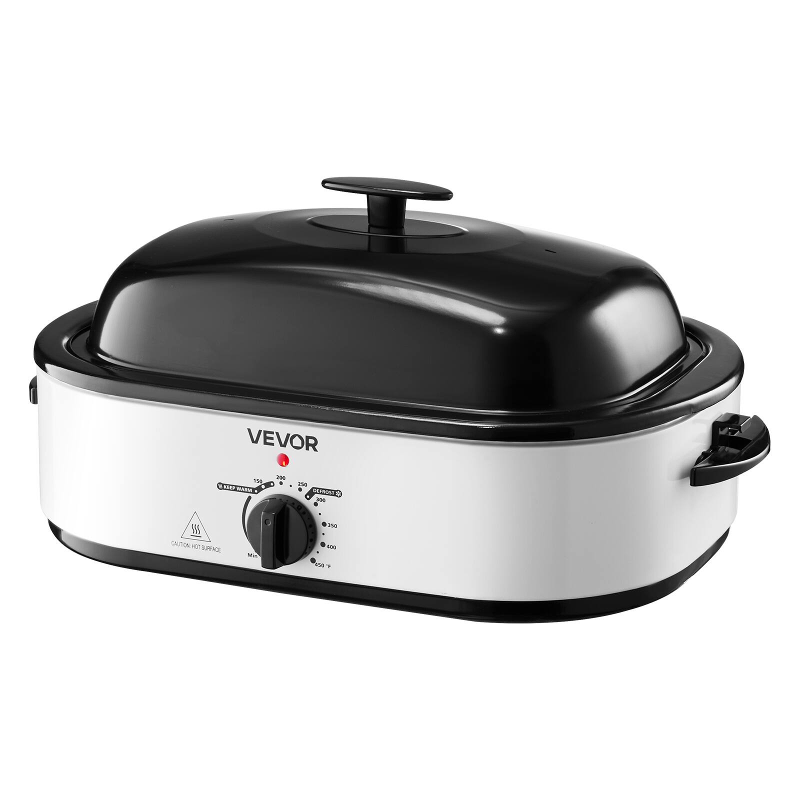 VEVOR 200 150 250 KEEP WARM DEPROST 300 - FBS CAUTION HOT SURFACE Min 350 400 450 7