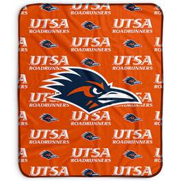 Pegasus - UTSA Roadrunners 50" x 60" Repeat Wordmark Fleece Blanket - Multicolor