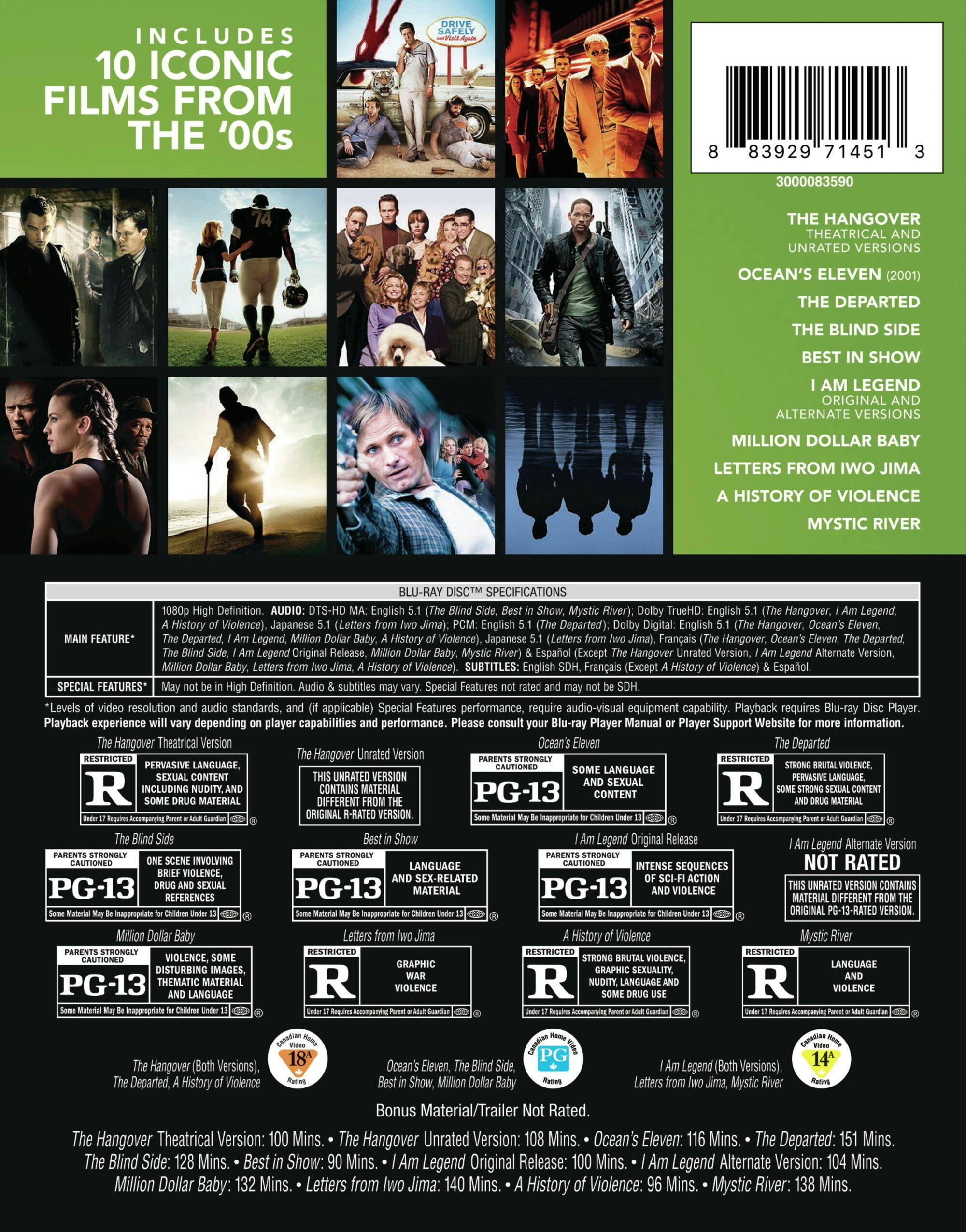 Back. Best of 00s 10-Film Collection, Vol 1. (Blu-ray Set) [Blu-ray].