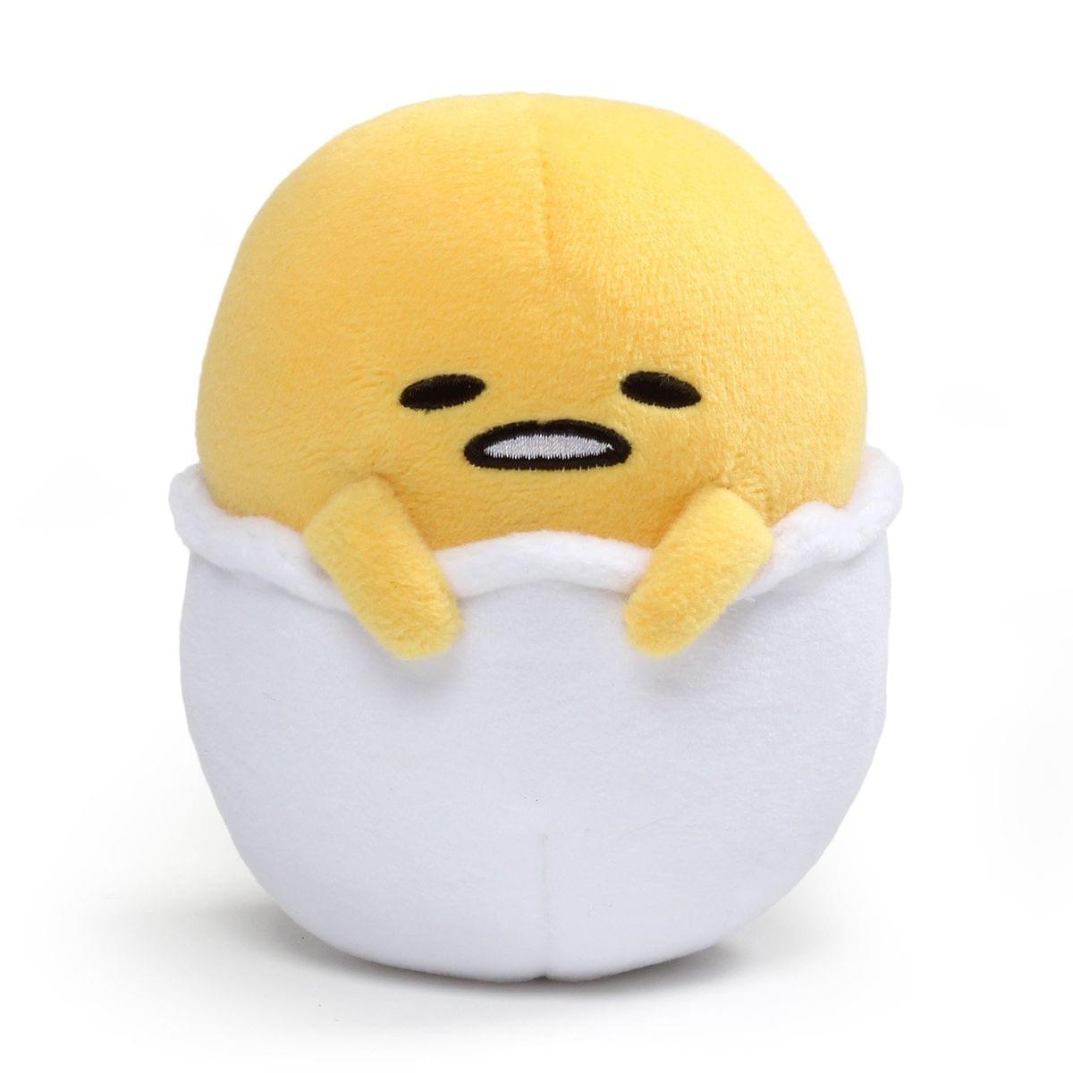 Enesco - Gudetama 5" Plush: Lazy Egg in Eggshell - Yellow