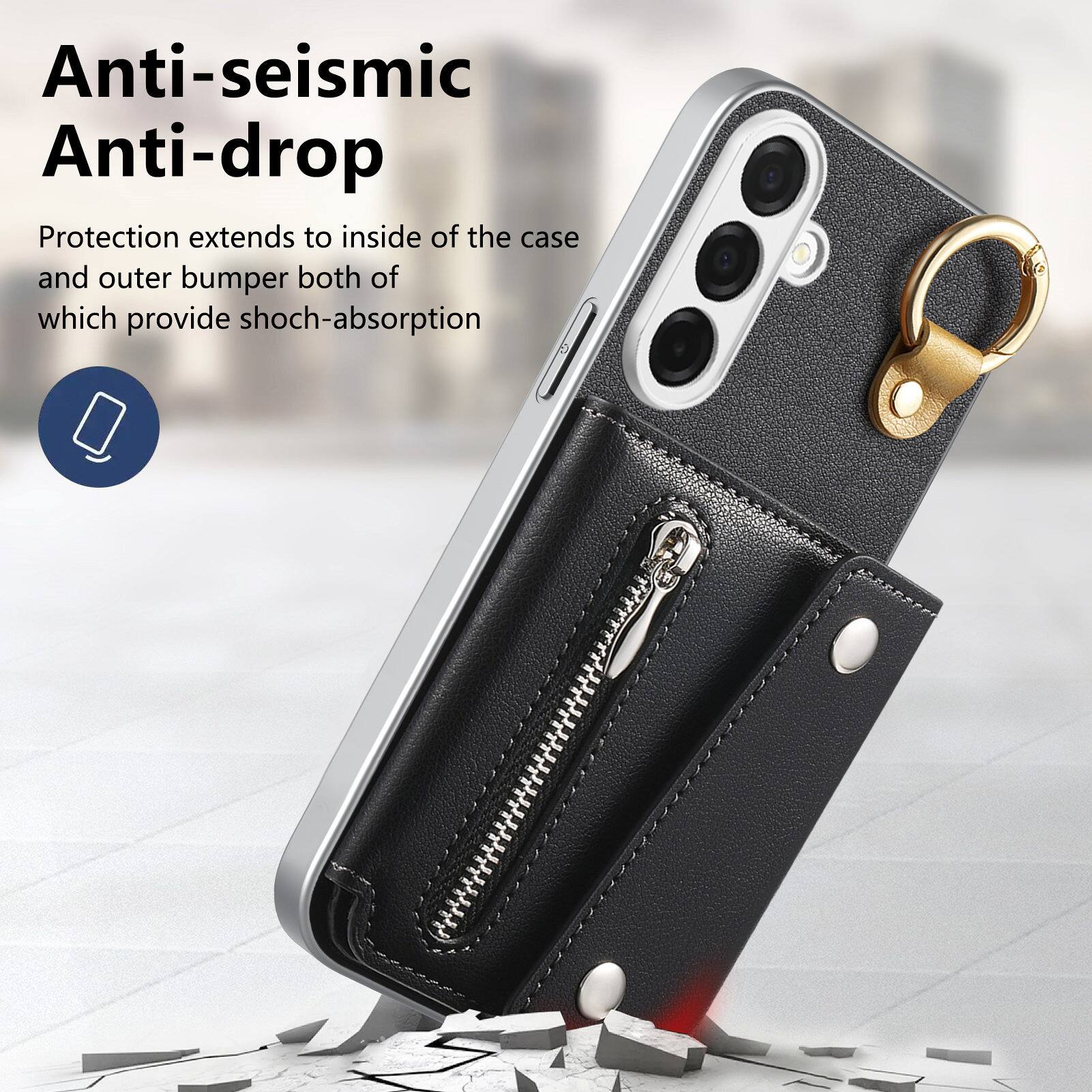 Anti-seismic Anti-drop

Protection extends to inside of the case and outer bumper both of which provide shock-absorption