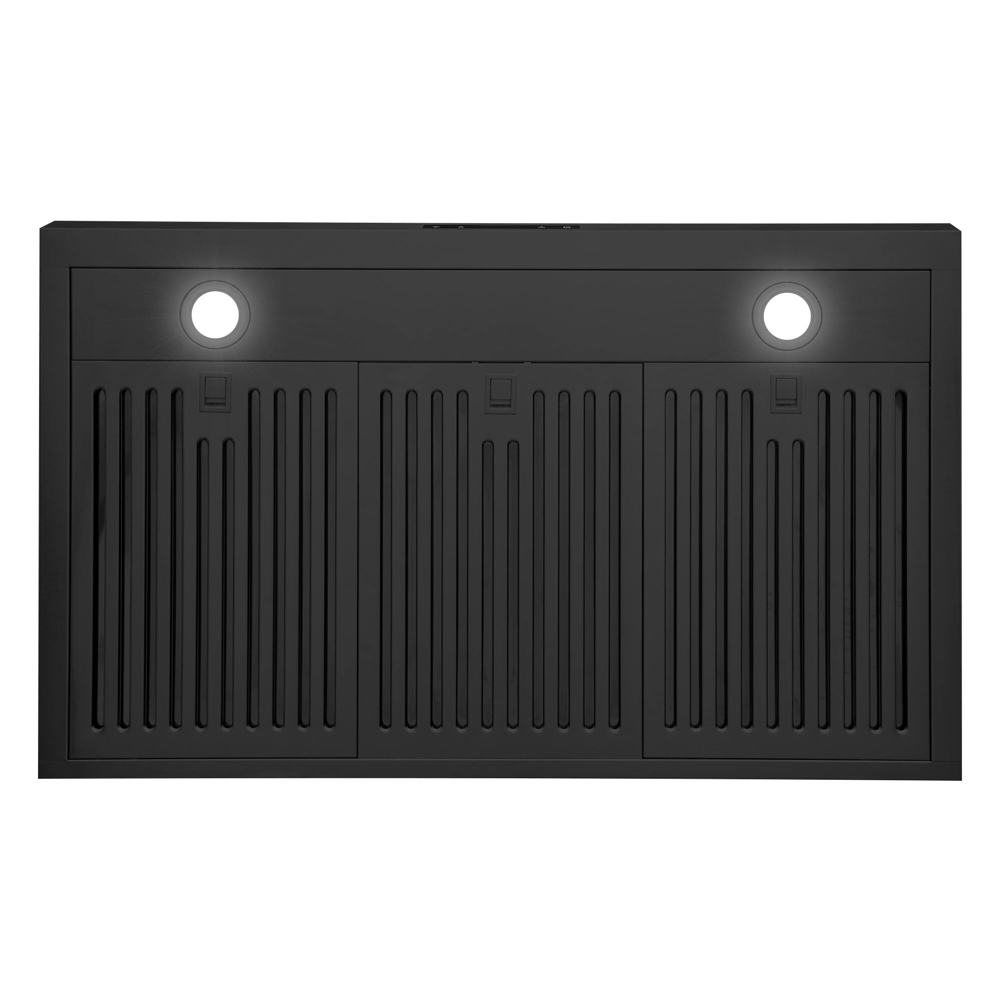 Alt View 7. COSMO - COS-KS6U36-BK 36 in. Haven Collection 500 CFM Ducted Under Cabinet Range Hood, Touch Controls, LED Lights - Matte Black.