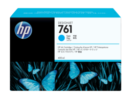 HP - 761 400-ml Cyan DesignJet Ink Cartridge, CM994A