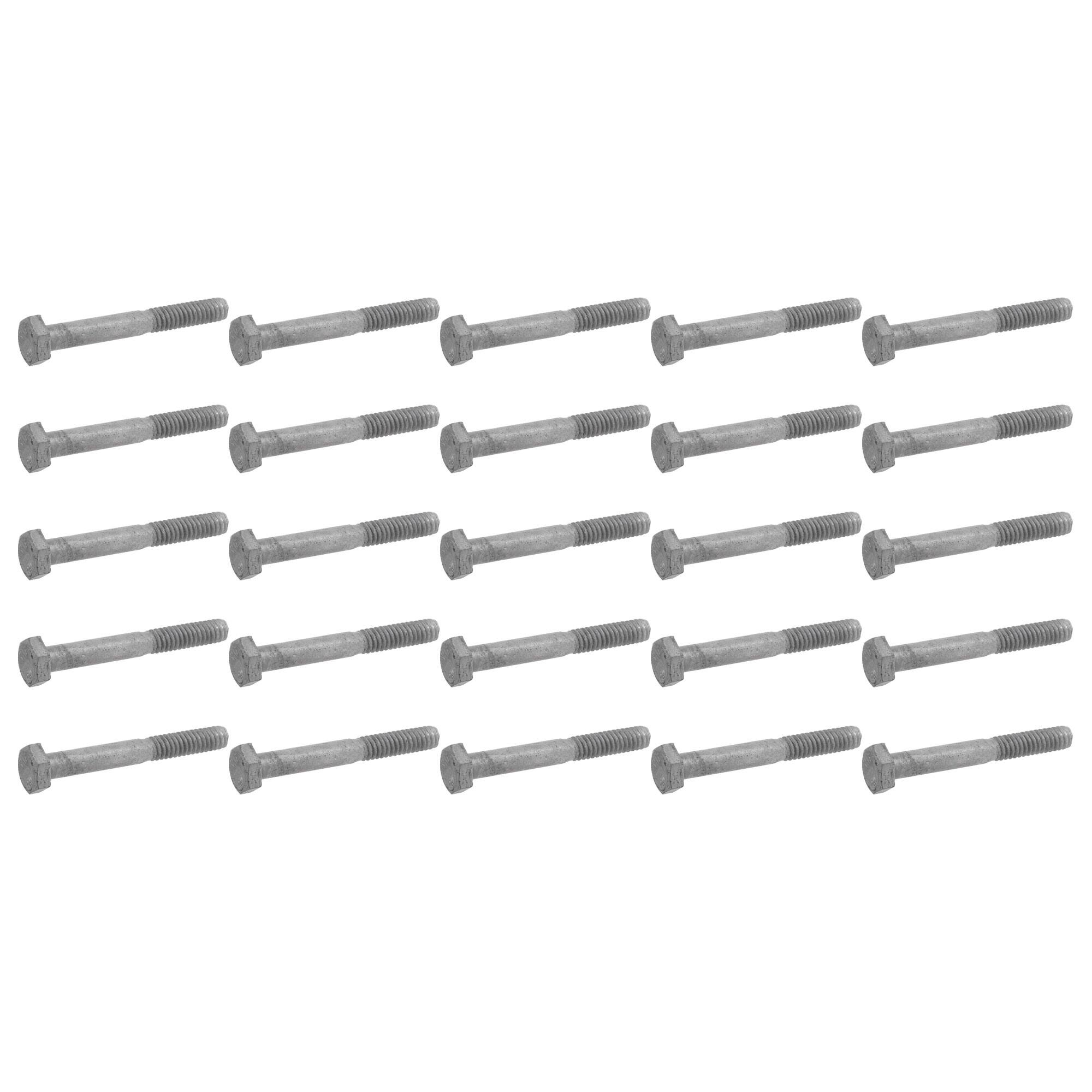 Alt View 3. Hillman - Hillman Galvanized .5 x 4 Inches Hex Bolts, Wood-Wood/Metal-Metal (25 Pack).
