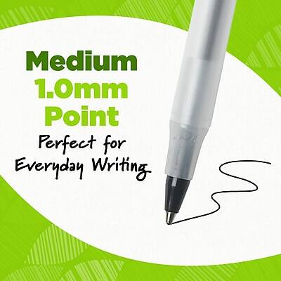 Medium 1.0mm Point  
Perfect for Everyday Writing
