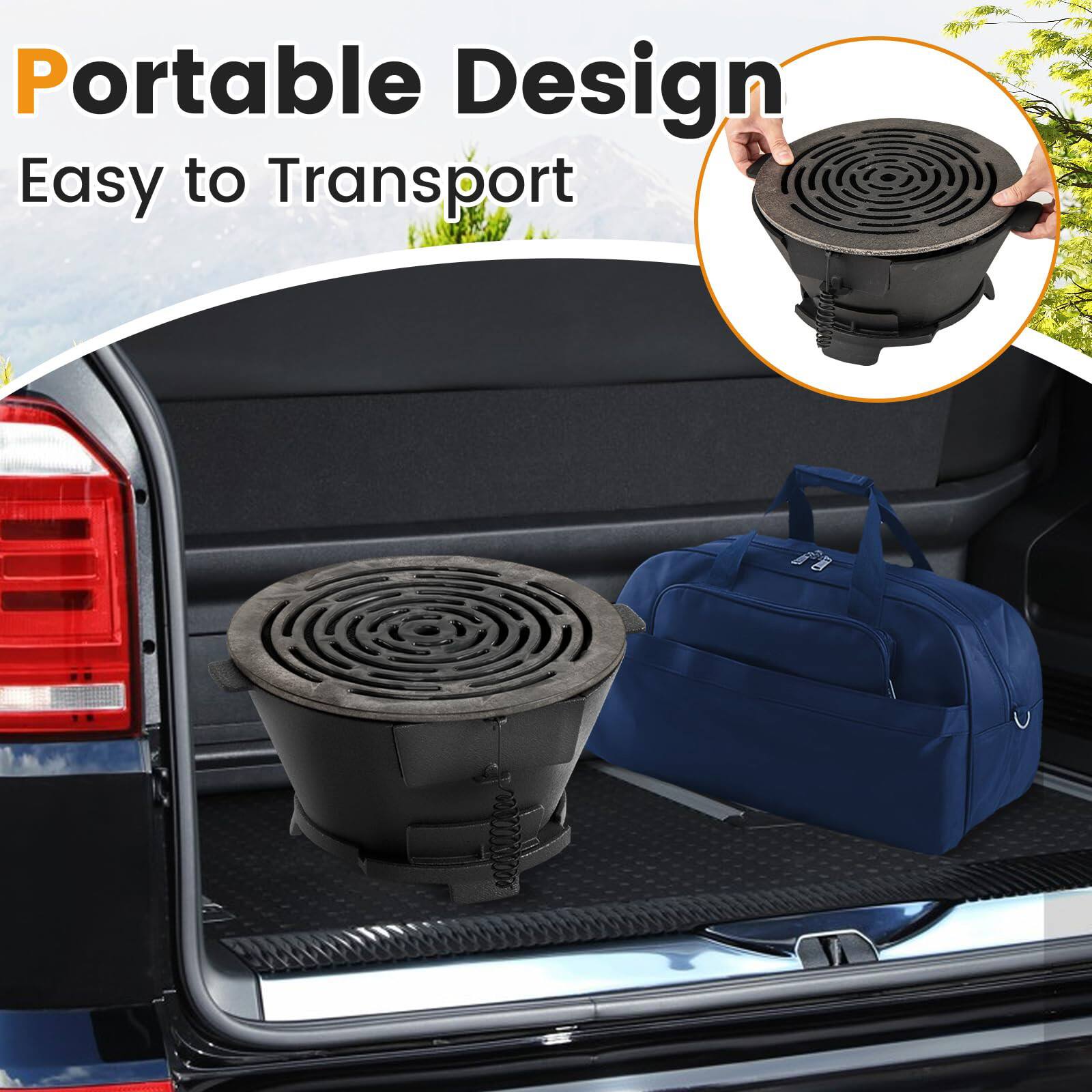 Portable Design  
Easy to Transport