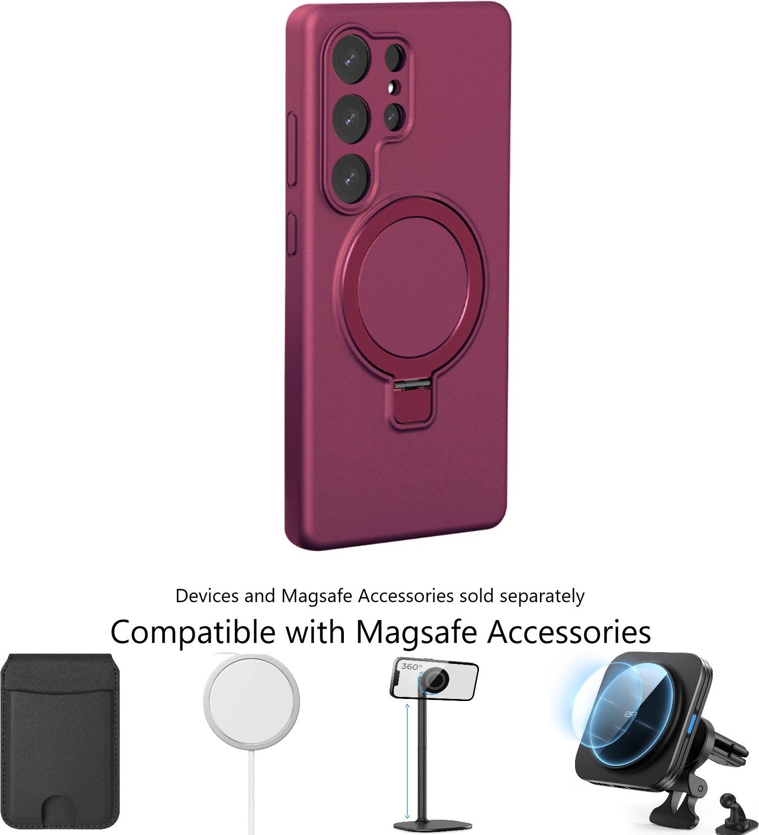 Devices and Magsafe Accessories are sold separately. The device is compatible with Magsafe Accessories.