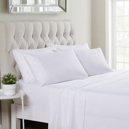 Sweet Home Collection - Deluxe Microfiber Sheet Set with Bonus Pillowcases, Ultra Soft 1500 Series, King - White