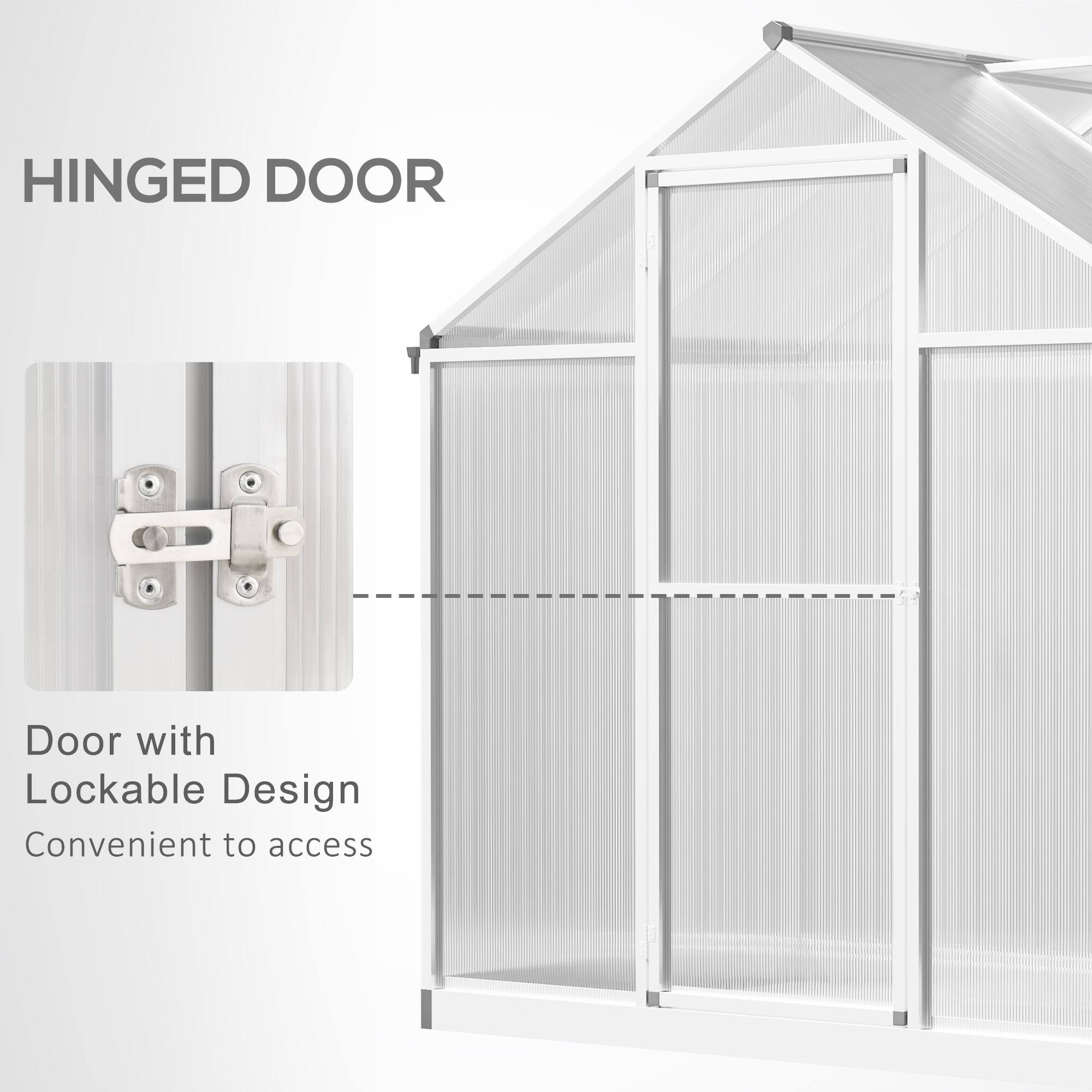 HINGED DOOR
Door with Lockable Design
Convenient to access