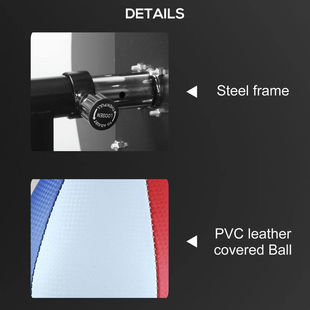 DETAILS

- Steel frame
- PVC leather covered Ball