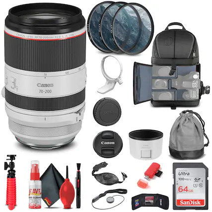CANON LENS F2.8 L RF70-200mm IS USM
FULL 2.5m-70
Canon 70-200
100 15
I I Gatrom Canon AVE LECTRONICS IIS CLEANE
- -u
- - - KAVE - - : ULTIMA
SanDisk Ultra 100 MB/s XC I 1 10 64GB SanDisk