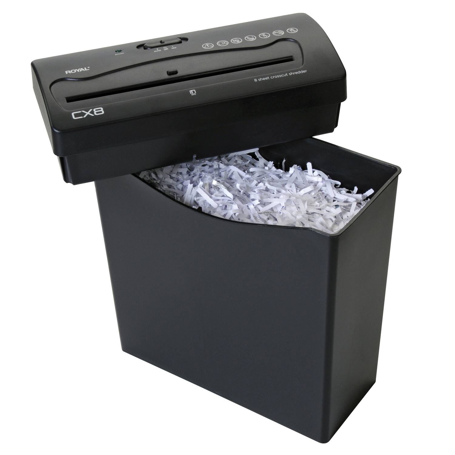 Royal 89341p Cx8 8 sheet Crosscut Shredder With Basket 89341P