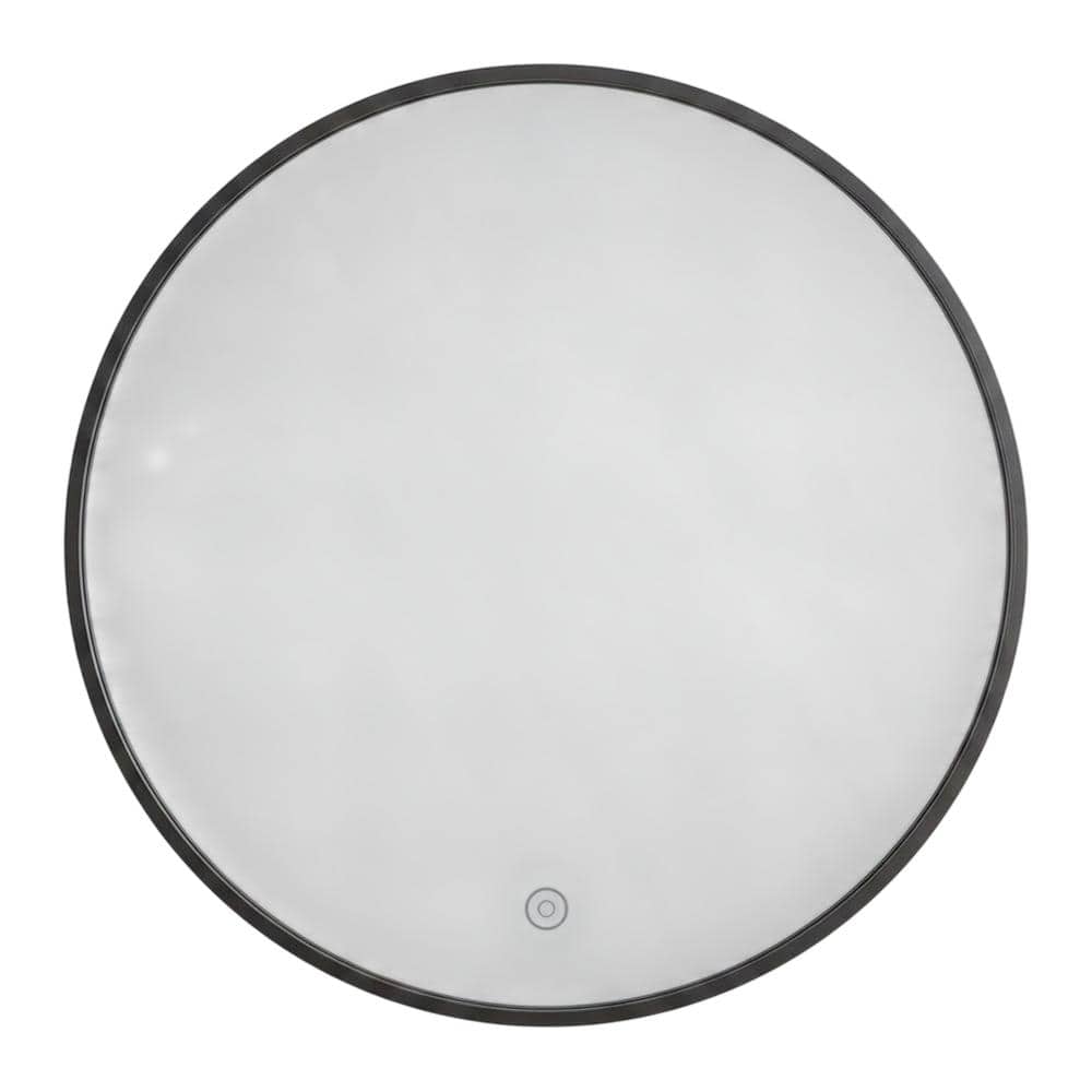 Elegant Decor - Pier 45 inch LED mirror with adjustable color temperature - Black price history on PriceWatchPro