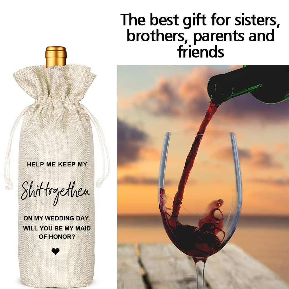 The best gift for sisters, brothers, parents and friends

HELP ME KEEP MY Shit together

ON MY WEDDING DAY. WILL YOU BE MY MAID OF HONOR?