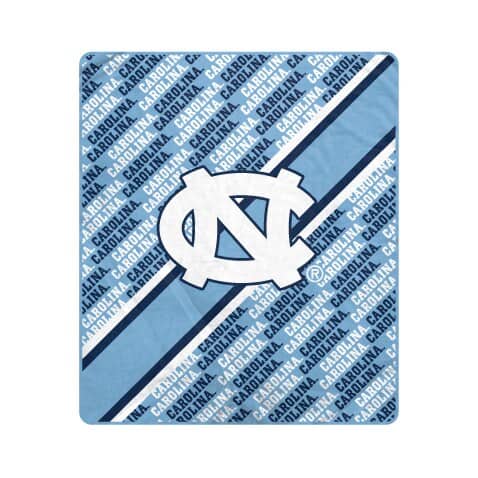 Pegasus - North Carolina Tar Heels 60" x 70" Diagonal Lined Wordmark Ultra Soft Blanket - Multicolor