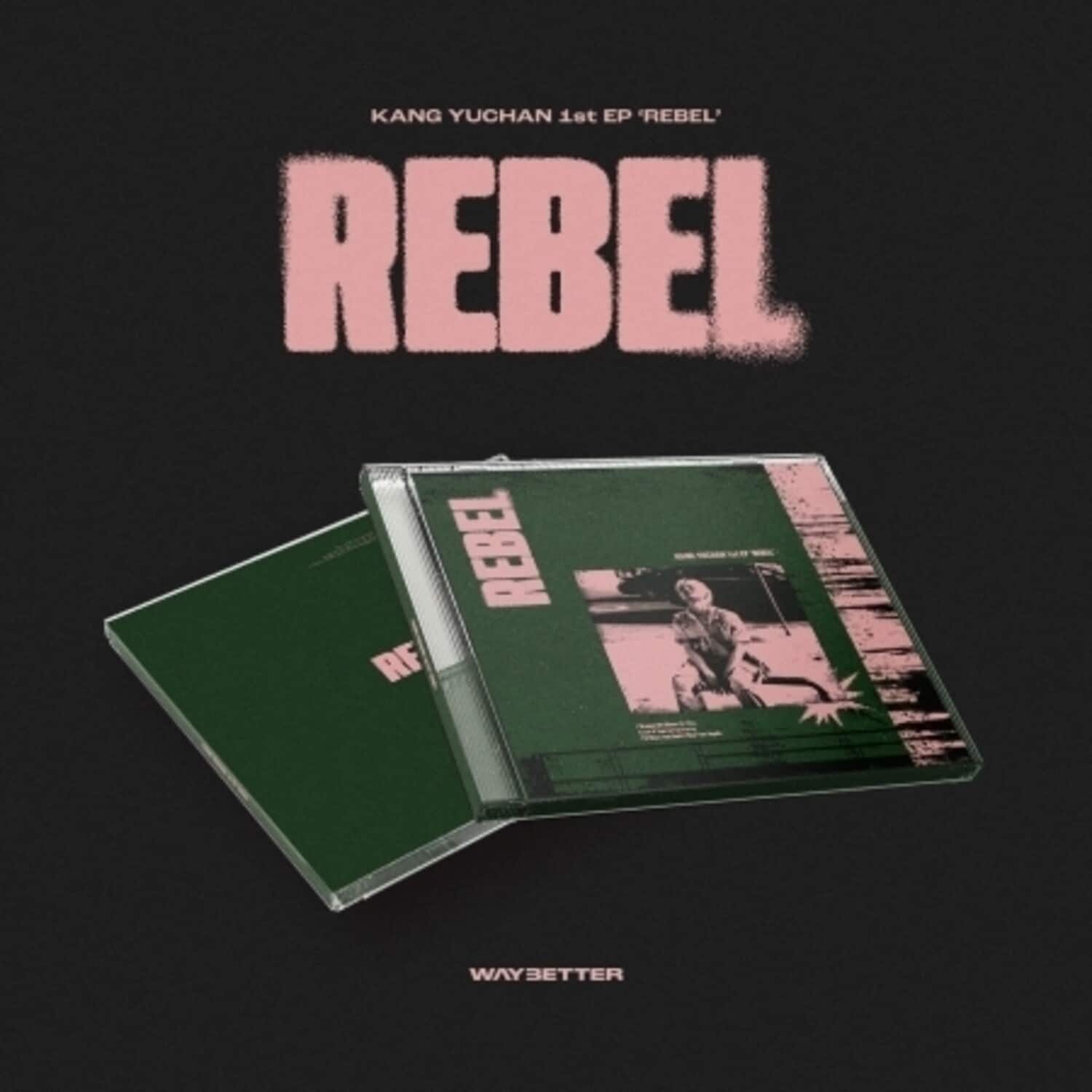 Kang Yuchan - Rebel - Jewel Case w/Booklet + Photocard   - COMPACT DISCS [CD]