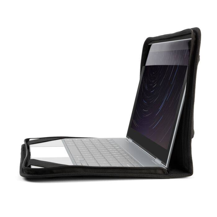 Left. Belkin - Always-On Laptop Case with Strap for 14" devices - Black.
