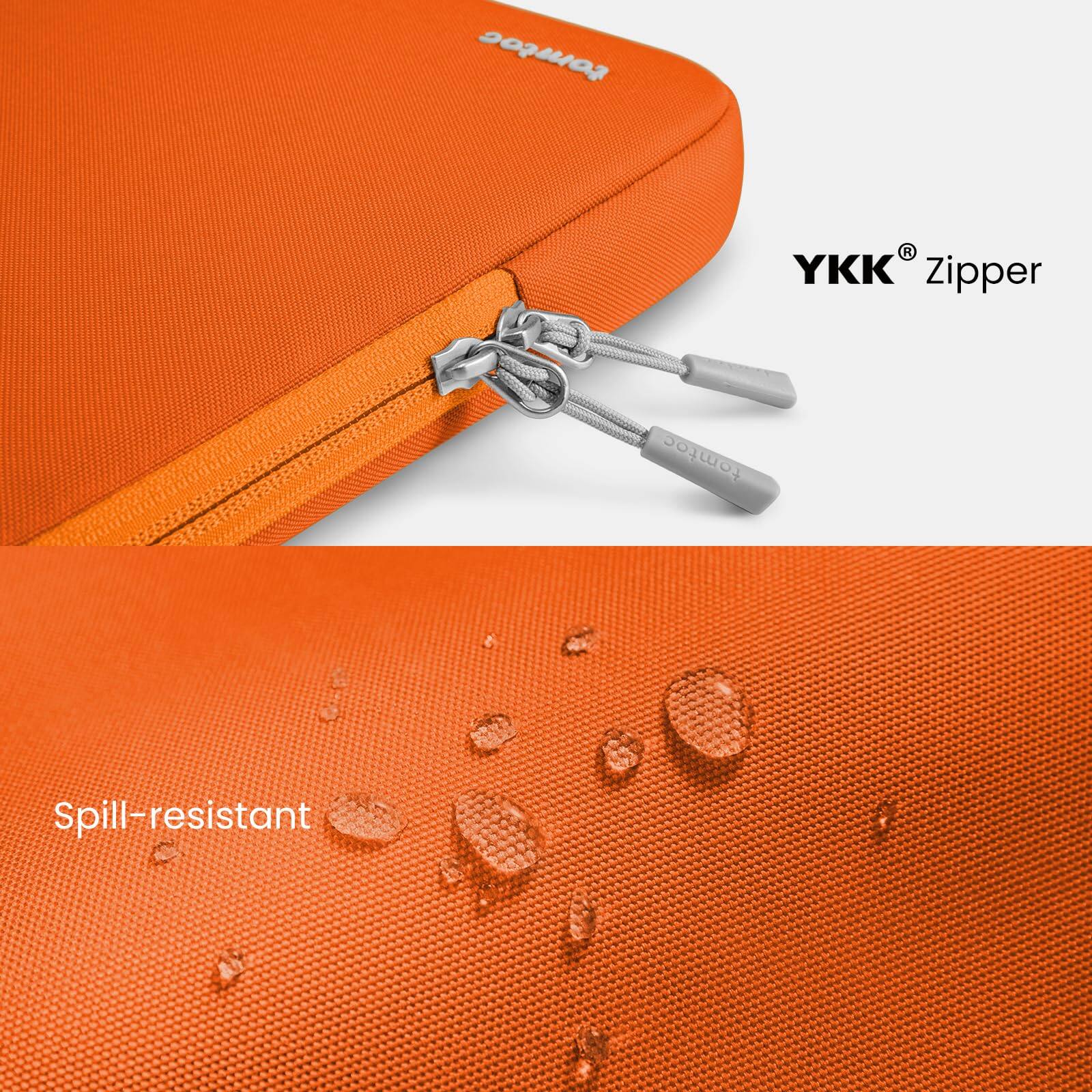 tomtoc R YKK® Zipper tomtoc Spill-resistant