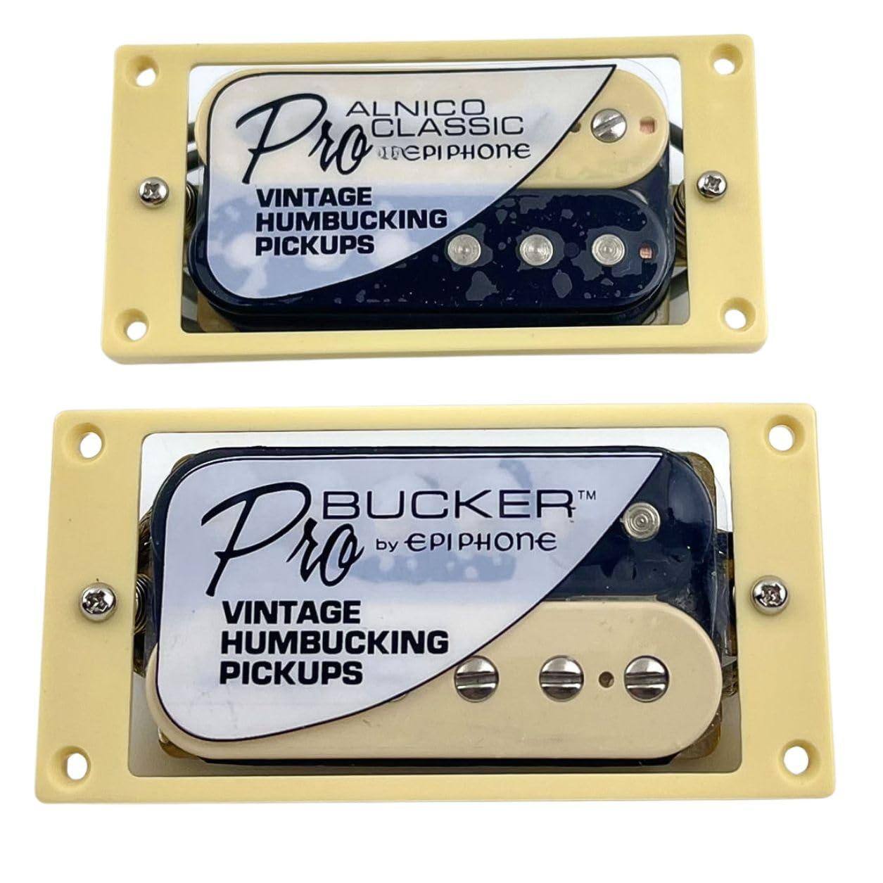 ALNICO Pro CLASSIC DEPIPHONE VINTAGE HUMBUCKING PICKUPS  
BUCKER™ by EPIPHONE VINTAGE HUMBUCKING PICKUPS