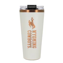Great American Products - Wyoming Cowboys 30oz. Big Slim Tumbler - Cream