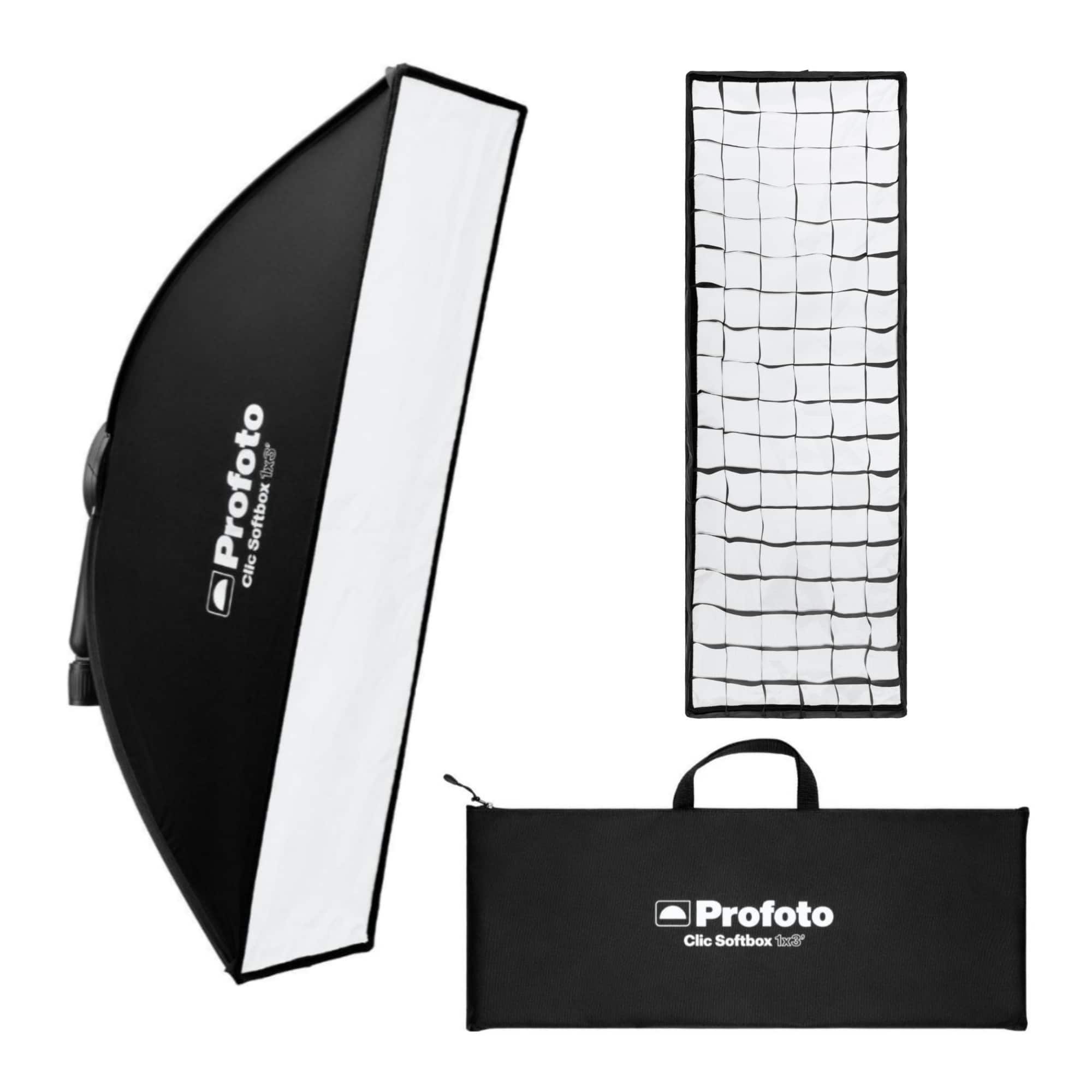Profoto - Clic 1x3 Feet Lightweight Portable Softbox and Softgrid Bundle price history on PriceWatchPro